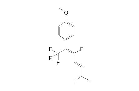 1-Methoxy-4-[(2E,4E)-1,1,1,3,6-pentafluorohepta-2,4-dien-2-yl]benzene