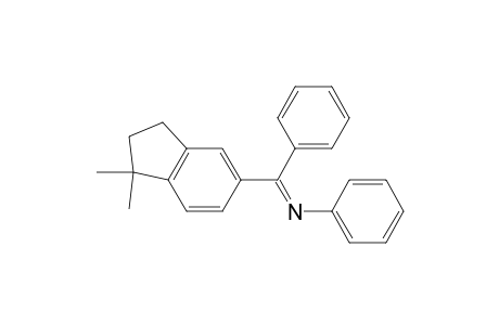 Benzenamine, N-[(2,3-dihydro-1,1-dimethyl-1H-inden-5-yl)phenylmethylene]-