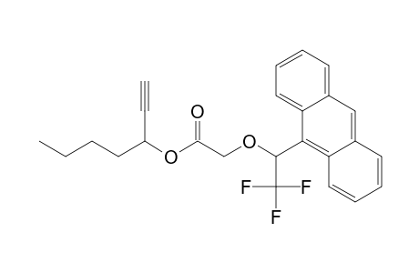 Hept-1-yn-3-yl .alpha.-[1-(9-anthryl)-2,2,2-trifluoroethoxy]acetate