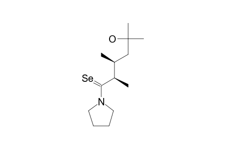 1-(5-HYDROXY-1-SELENOXO-2,3,5-TRIMETHYLHEXYL)-PYRROLIDINE