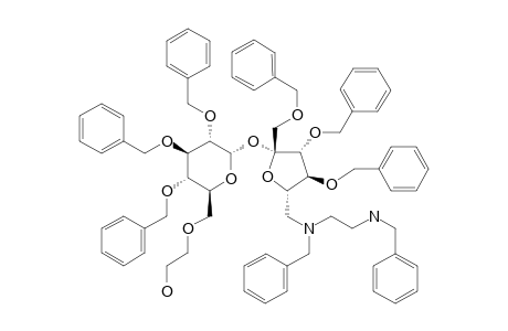 N-(2-BENZYLAMINOETHYL)-N-BENZYL-6'-AMINO-6'-DEOXY-1',2,3,3',4,4'-HEXA-O-BENZYL-6-O-(2-HYDROXYETHYL)-SUCROSE