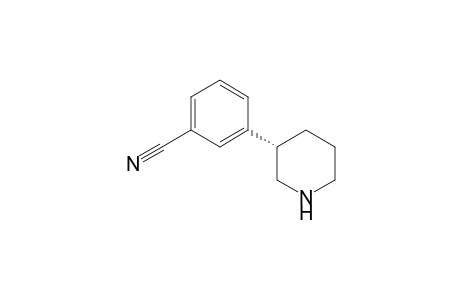 3-[(3S)-3-piperidinyl]benzonitrile