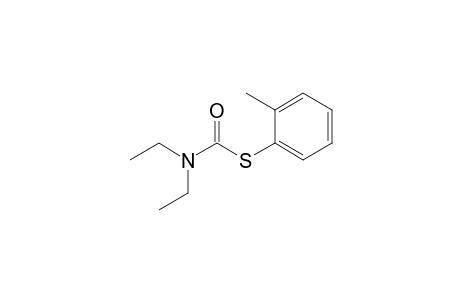 N,N-diethylcarbamothioic acid S-(2-methylphenyl) ester
