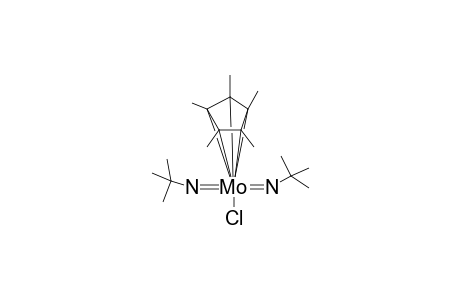 bis(t-Butylimido) chloro[.eta.(5)-pentamethyl cyclopentadienyl] molybdenium(VI)