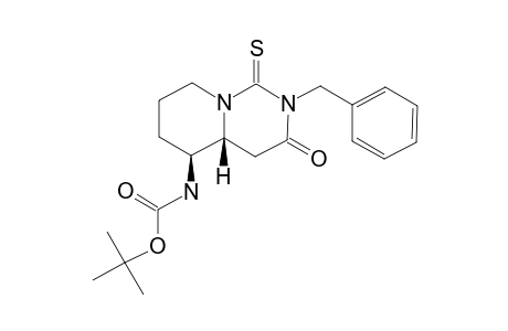 (4A-R*,5-S*)-2-BENZYL-5-(TERT.-BUTOXYCARBONYL)-AMINO-3-OXO-1-THIOXOPERHYDROPYRIDO-[1,2-C]-PYRIMIDINE