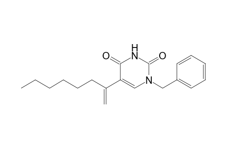 1-Benzyl-5-[(E)-1-octenyl]uracil