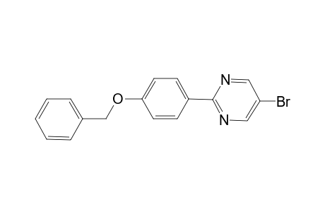 Pyrimidine, 5-bromo-2-(4-benzyloxyphenyl)-