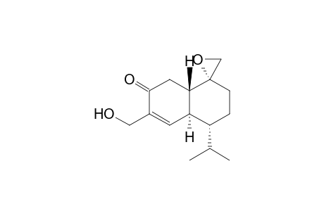 Spiro[naphthalene-1(7H),2'-oxiran]-7-one, 2,3,4,4a,8,8a-hexahydro-6-(hydroxymethyl)-4-(1-methylethyl)-, [1R-(1.alpha.,4.alpha.,4a.alpha.,8a.beta.)]-