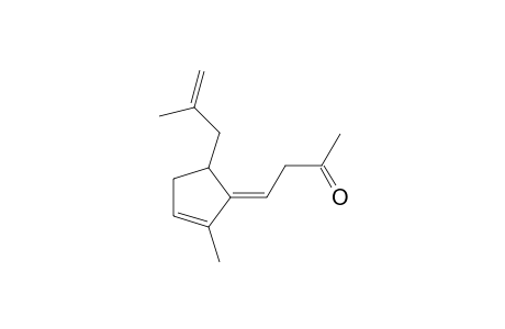 2-Butanone, 4-[2-methyl-5-(2-methyl-2-propenyl)-2-cyclopenten-1-ylidene]-