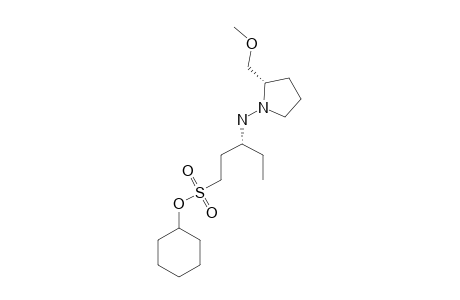 CYCLOHEXYL-(R,S)-(-)-3-[2-(METHOXYMETHYL)-PYRROLIDIN-1-YLAMINO]-PENTANE-1-SULFONATE