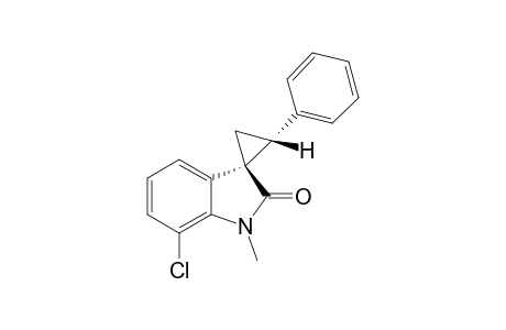 (1S,2R)-7'-chloro-1'-methyl-2-phenylspiro[cyclopropane-1,3'-indolin]-2'-one