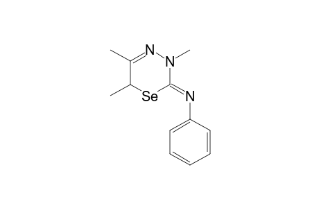 2-Phenylimino-3,5,6-trimethyl-2,3-dihydro-6H-1,3,4-selenadiazine