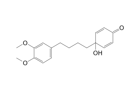 1-(1"-Hydroxy-4"-oxocyclohexa-2",5"-dienyl)-4-(3',4'-dimethoxyphenyl)butane