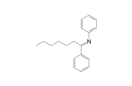 N-(1-PHENYLHEPTYLIDENE)-ANILINE