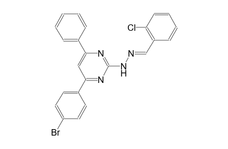 2-chlorobenzaldehyde [4-(4-bromophenyl)-6-phenyl-2-pyrimidinyl]hydrazone