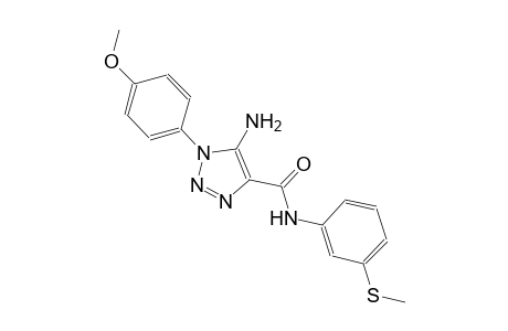 1H-1,2,3-triazole-4-carboxamide, 5-amino-1-(4-methoxyphenyl)-N-[3-(methylthio)phenyl]-