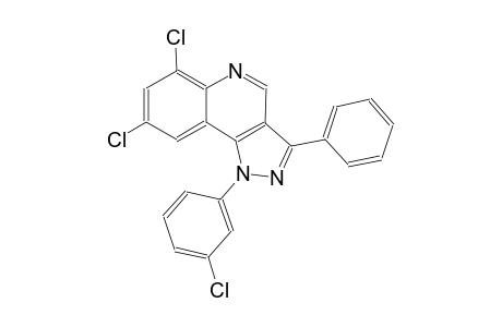 6,8-dichloro-1-(3-chlorophenyl)-3-phenyl-1H-pyrazolo[4,3-c]quinoline