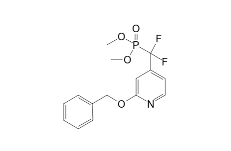 [(2-Benzyloxypyridin-4-yl)difluoromethyl]phosphonic acid dimethyl ester