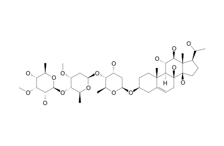 MARSECTOHEXOL-3-O-6-DEOXY-3-O-METHYL-BETA-D-ALLOPYRANOSYL-(1->4)-BETA-D-CYMAROPYRANOSYL-(1->4)-BETA-D-DIGITOXOPYRANOSIDE