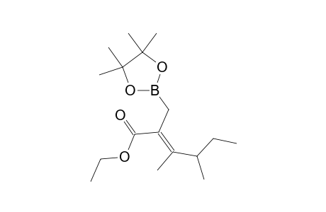 ETHYL-(2E)-2-[(4,4,5,5-TETRAMETHYL-1,3,2-DIOXABOROLAN-2-YL)-METHYL]-3,4-DIMETHYLHEX-2-ENOATE