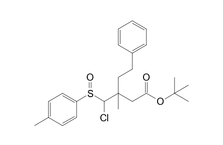 (-)-tert-Butyl 3-[chloro(p-tolylsulfinyl)methyl]-3-methyl-5-phenylpentanoate