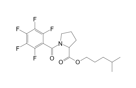 L-Proline, N-(pentafluorobenzoyl)-, isohexyl ester