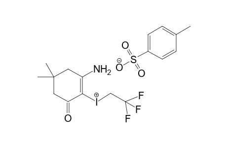 1-Amino-3-oxo-2-(2,2,2-trifluoroethyl-iodonium)-5,5-dimethylcyclohexene tosylate