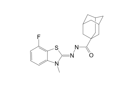 ADAMANTANE-1-CARBOXYLIC_ACID_(7-FLUORO-3-METHYL-3-H-BENZOTHIAZOL-2-YLIDENE)-HYDRAZIDE