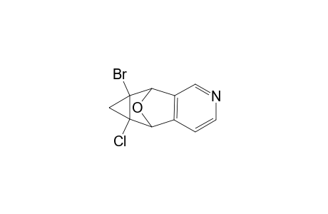 5,7-Epoxy-5H-cycloprop[g]isoquinoline, 6a-bromo-5a-chloro-5a,6,6a,7-tetrahydro-