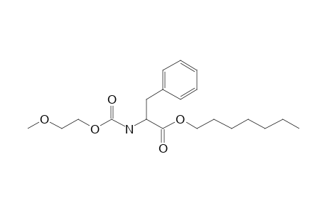 L-Phenylalanine, N-(2-methoxyethoxycarbonyl)-, heptyl ester