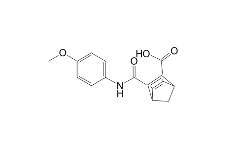 3-[(p-Methoxyphenyl)carbamoyl]norbornadiene-2-carboxylic acid