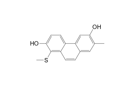 2,6-Phenanthrenediol, 7-methyl-1-(methylthio)-