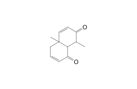 4a,8-dimethyl-8,8a-dihydro-4H-naphthalene-1,7-dione