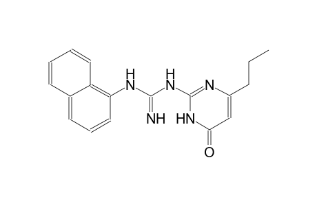 guanidine, N-(1,6-dihydro-6-oxo-4-propyl-2-pyrimidinyl)-N'-(1-naphthalenyl)-