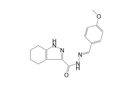 1H-indazole-3-carboxylic acid, 4,5,6,7-tetrahydro-, 2-[(E)-(4-methoxyphenyl)methylidene]hydrazide