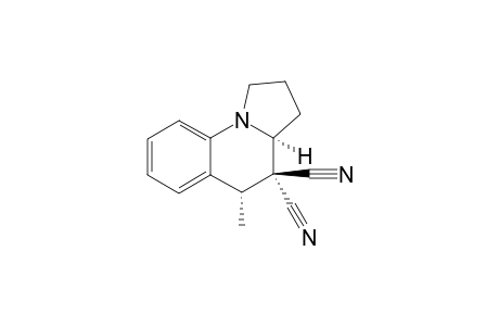 CIS-(+)-1,2,3,3A-TETRAHYDRO-5-METHYLPYRROLO-[1,2-A]-QUINOLINE-4,4(5H)-DICARBONITRILE