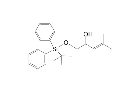 2-[(1',1'-Dimethylethyl)diphenylsilyloxy]-5-methyl-4-hexen-3-ol