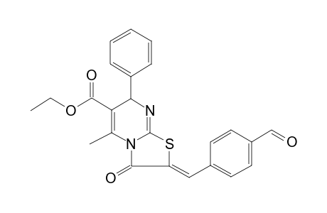 2-(4-Formyl-benzylidene)-5-methyl-3-oxo-7-phenyl-2,3-dihydro-7H-thiazolo[3,2-a]pyrimidine-6-carboxylic acid ethyl ester
