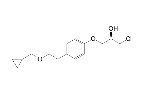 (2R)-1-chloranyl-3-[4-[2-(cyclopropylmethoxy)ethyl]phenoxy]propan-2-ol
