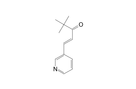 1-Penten-3-one, 4,4-dimethyl-1-(3-pyridinyl)-