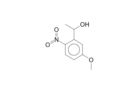 Benzyl alcohol, 5-methoxy-.alpha.-methyl-2-nitro-