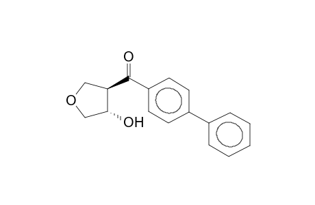 TRANS-3-(4-PHENYLBENZOYL)-4-HYDROXYTETRAHYDROFURAN