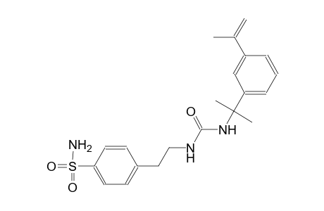 4-{2-[({[1-(3-isopropenylphenyl)-1-methylethyl]amino}carbonyl)amino]ethyl}benzenesulfonamide