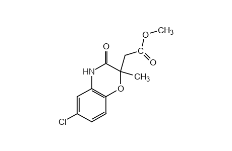 6-CHLORO-3,4-DIHYDRO-2-METHYL-3-OXO-2H-1,4-BENZOXAZINE-2-ACETIC ACID, METHYL ESTER