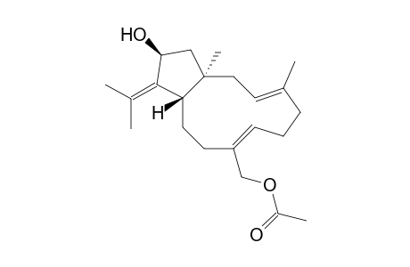 (1R,3E,7Z,11S)-17-Acetoxy-13-ketodolabella-3,7,12(18)-triene