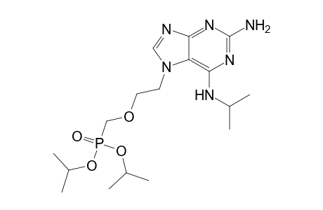 Diisopropyl{2-[2-amino-6-(isopropylamino)-7H-purine-7-yl]ethoxy}methyl-phosphonate