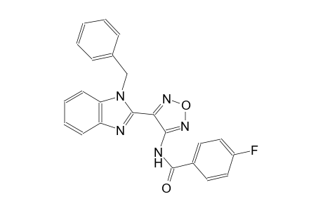 benzamide, 4-fluoro-N-[4-[1-(phenylmethyl)-1H-benzimidazol-2-yl]-1,2,5-oxadiazol-3-yl]-