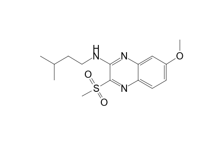 2-Isopentylamino-3-methylsulfonyl-7-methoxy-quinoxaline
