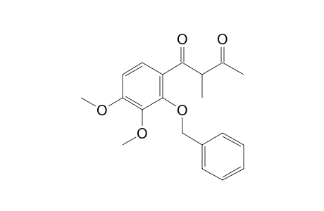 1-[2-(Benzyloxy)-3,4-dimethoxyphenyl]-2-methylbutane-1,3-dione