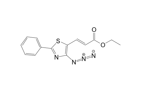 (E)-3-(4-azido-2-phenyl-5-thiazolyl)-2-propenoic acid ethyl ester
